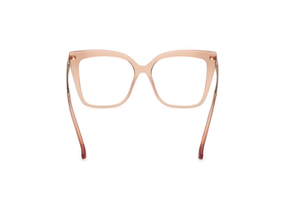 Occhiali da vista MaxMara MM5144 (045) colore marrone chiaro lucido forma farfalla 