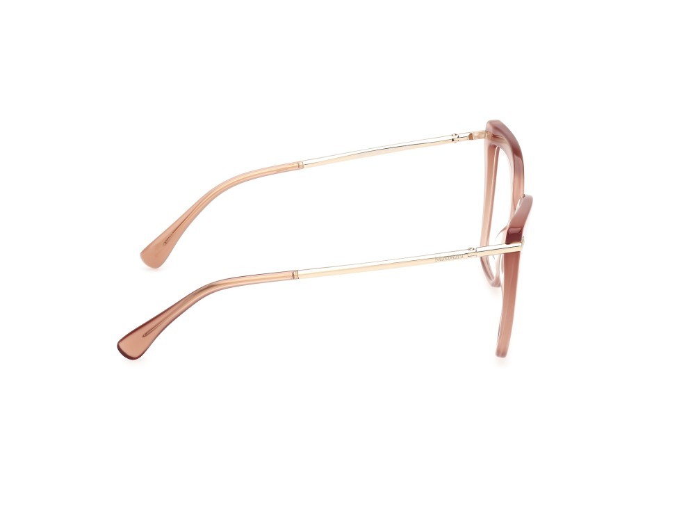 Occhiali da vista MaxMara MM5144 (045) colore marrone chiaro lucido forma farfalla 