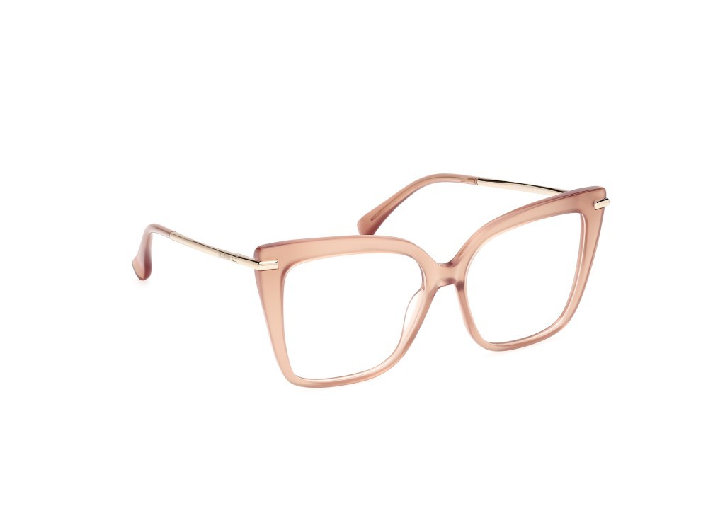 Occhiali da vista MaxMara MM5144 (045) colore marrone chiaro lucido forma farfalla 