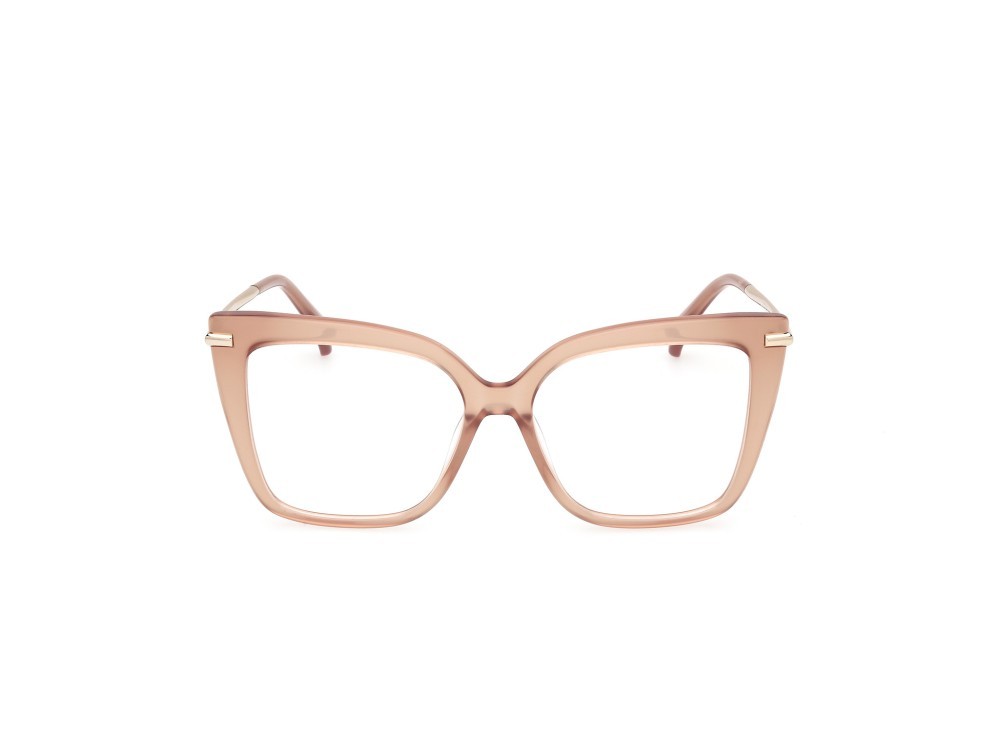 Occhiali da vista MaxMara MM5144 (045) colore marrone chiaro lucido forma farfalla 
