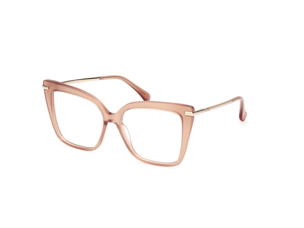 Occhiali da vista MaxMara MM5144 (045) colore marrone chiaro lucido forma farfalla 