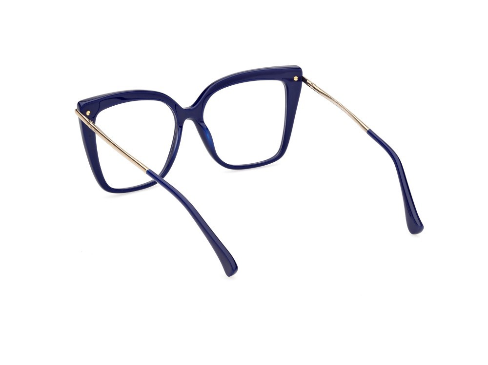 Occhiali da vista MaxMara MM5144 (090) colore blu lucido forma farfalla 