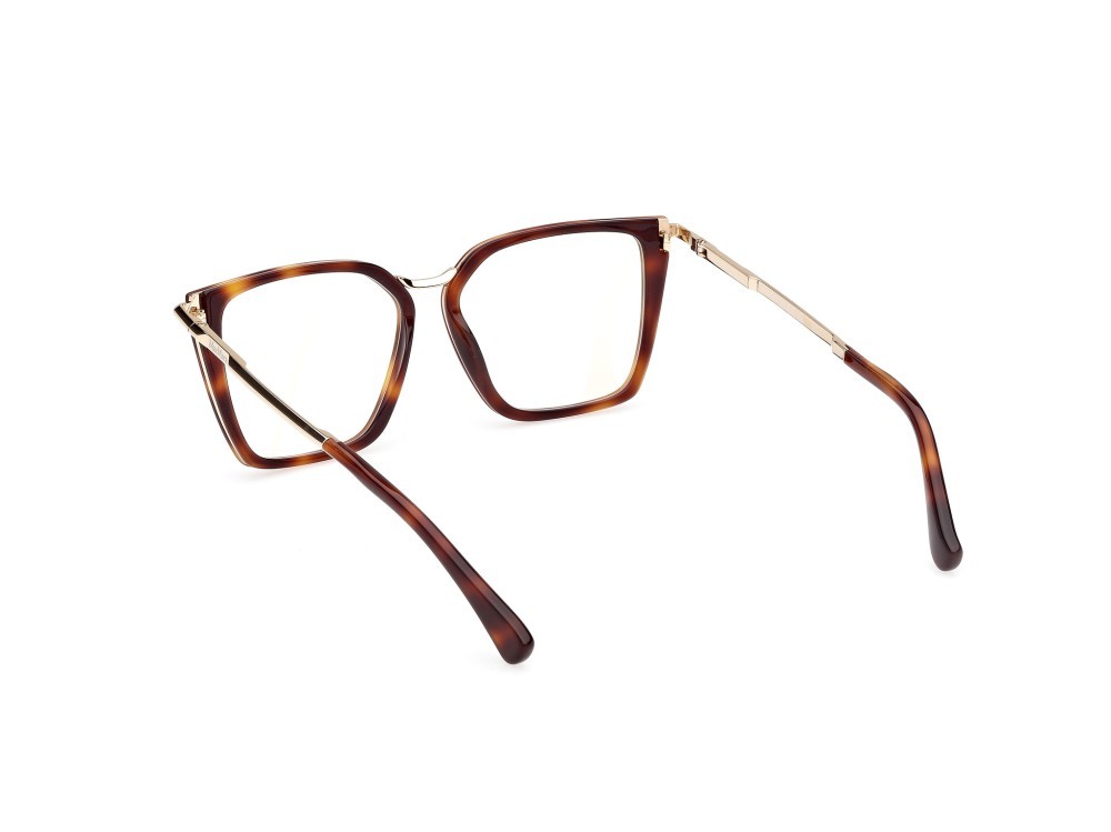 Occhiali da vista MaxMara MM5151-B (052) colore avana scura - oro pallido lucido forma cat eye 