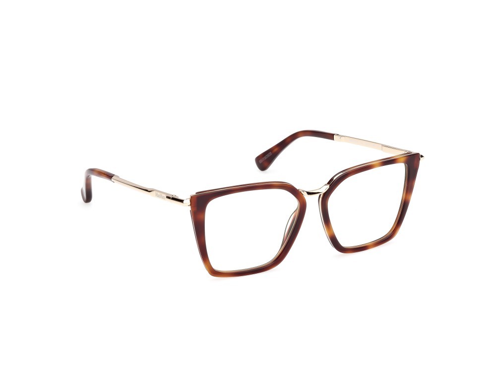 Occhiali da vista MaxMara MM5151-B (052) colore avana scura - oro pallido lucido forma cat eye 