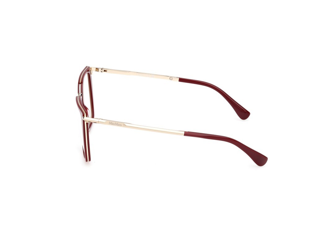 Occhiali da vista MaxMara MM5151-B (069) colore bordeaux lucido - oro pallido lucido forma cat eye 