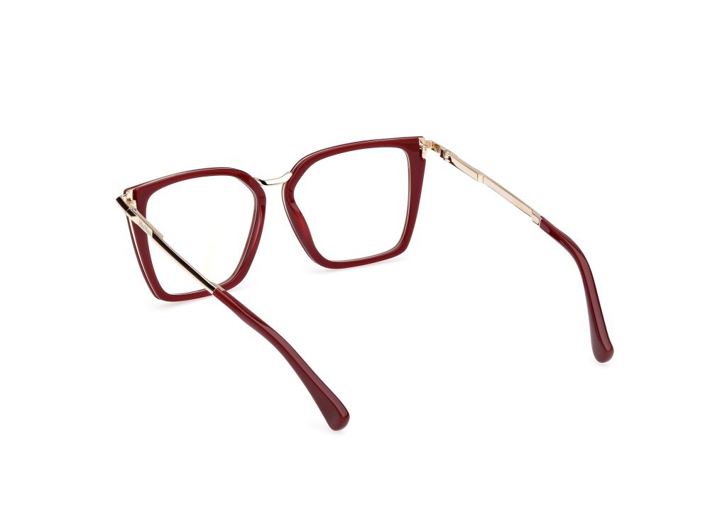 Occhiali da vista MaxMara MM5151-B (069) colore bordeaux lucido - oro pallido lucido forma cat eye 