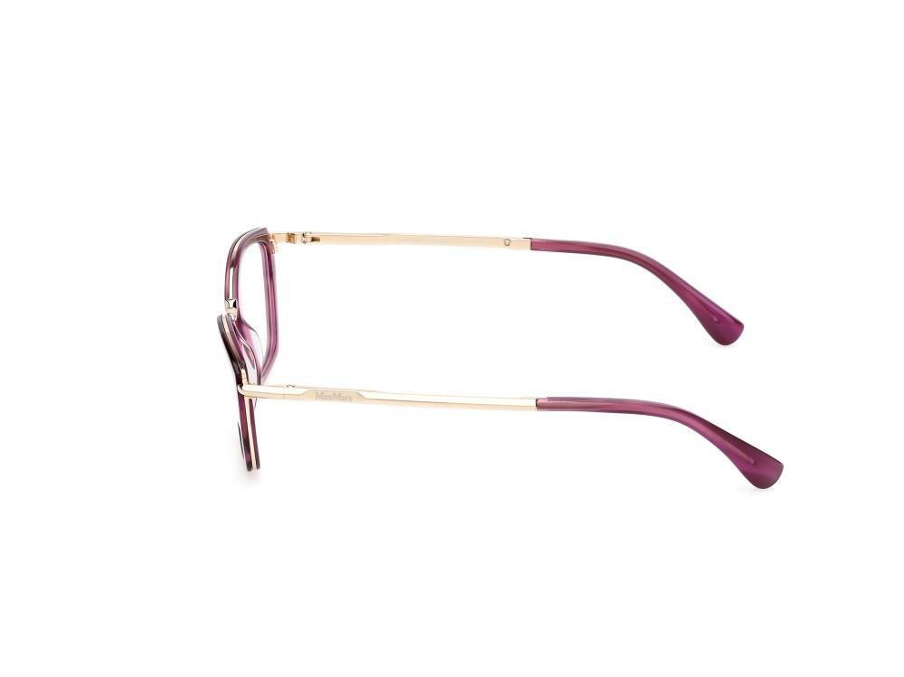 Occhiali da vista MaxMara MM5152 (083) colore viola striato - oro pallido lucido forma cat eye 