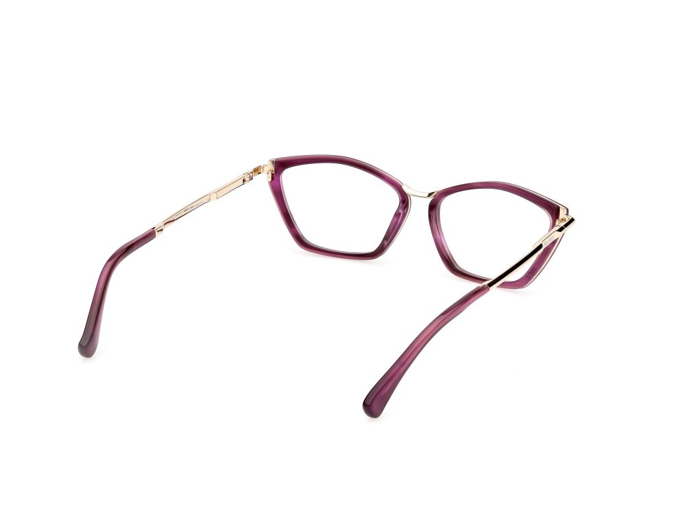 Occhiali da vista MaxMara MM5152 (083) colore viola striato - oro pallido lucido forma cat eye 