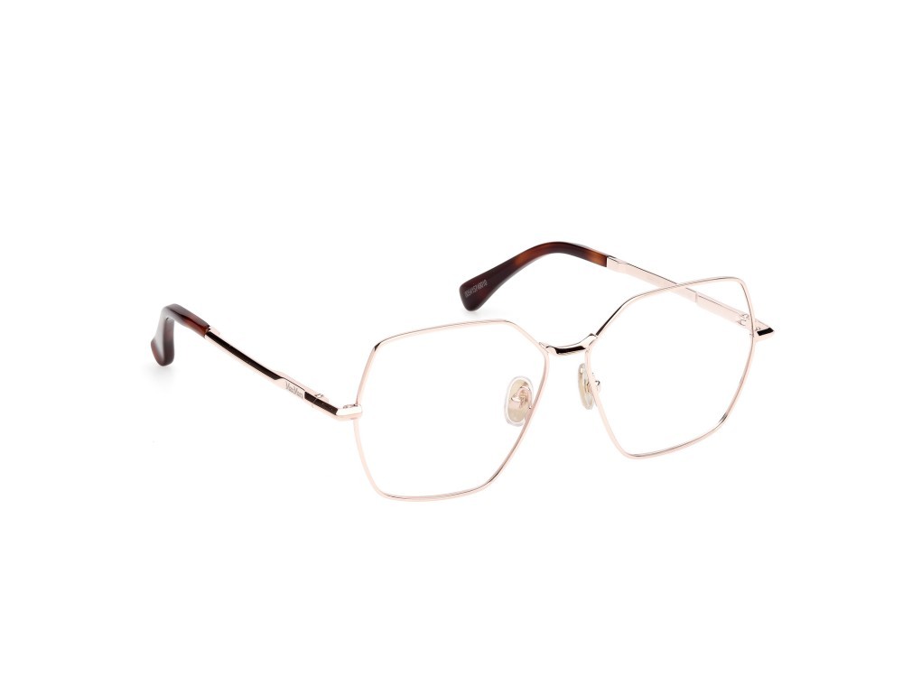 Occhiali da vista MaxMara MM5154 (028) colore oro rosè lucido forma rotondo 