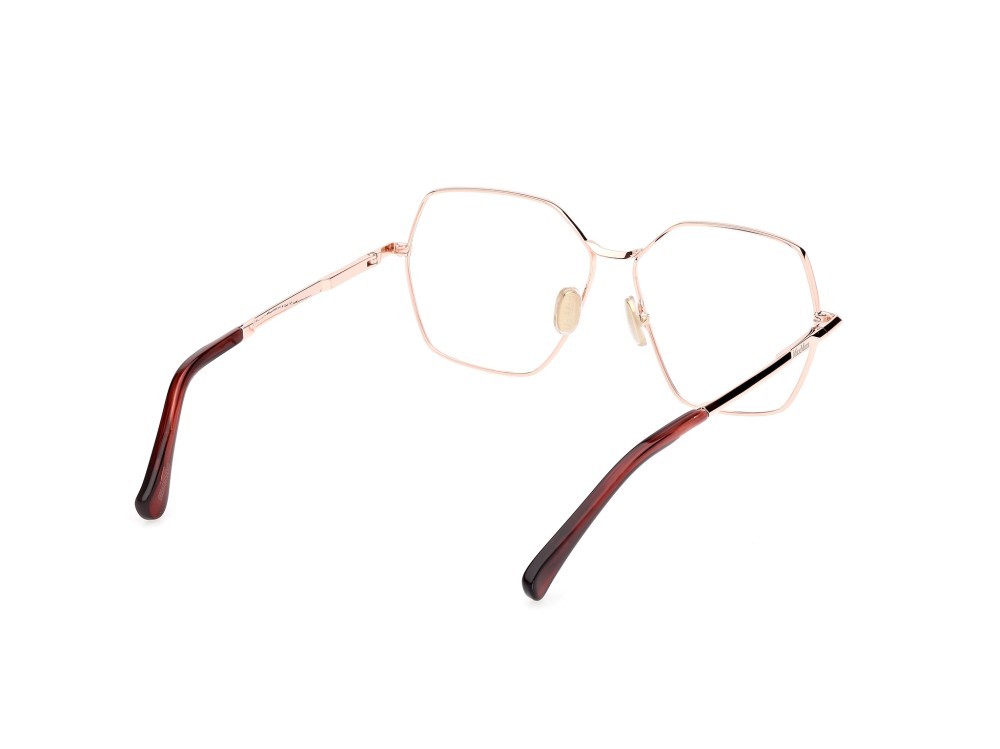 Occhiali da vista MaxMara MM5154 (033) colore oro rosa lucido forma rotondo 