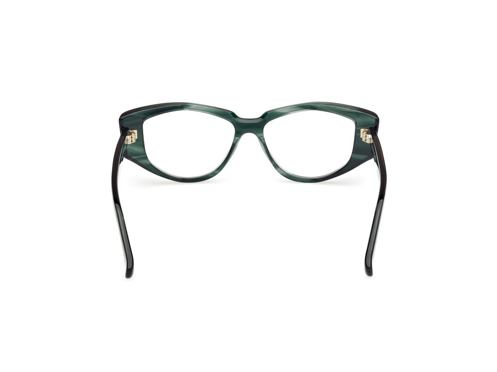 Brillen MaxMara MM5159 (098) farbe verde scuro striato form cat-eye 