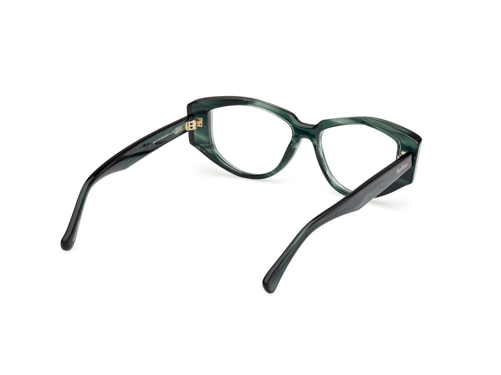 Brillen MaxMara MM5159 (098) farbe verde scuro striato form cat-eye 