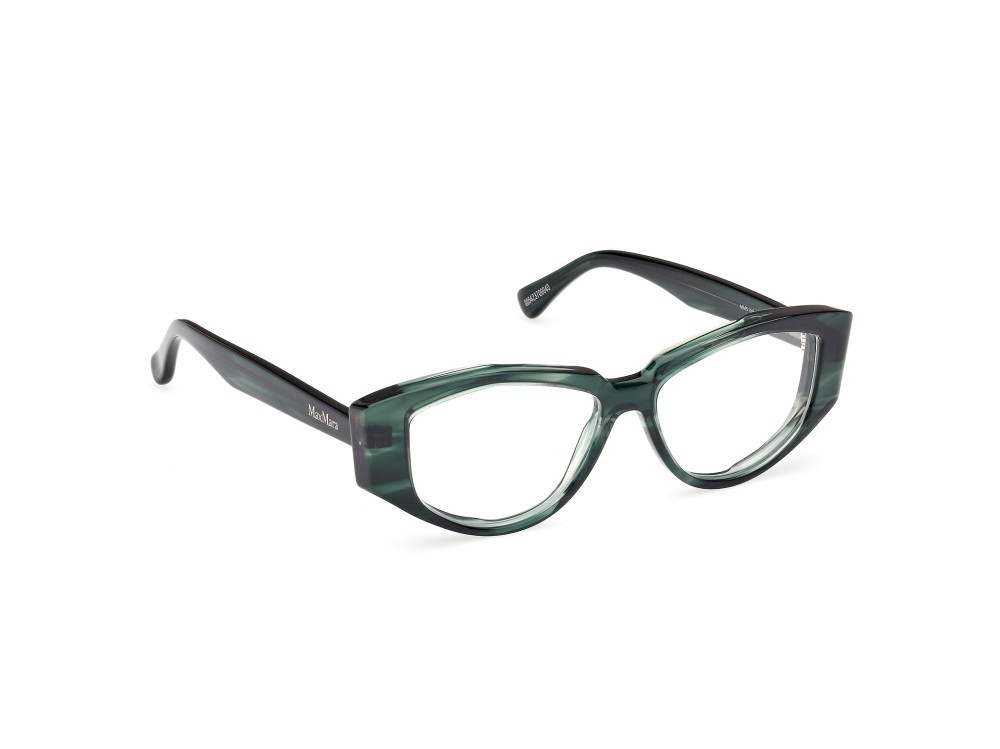 Brillen MaxMara MM5159 (098) farbe verde scuro striato form cat-eye 