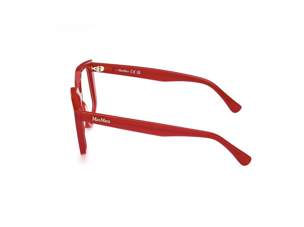 Brillen MaxMara MM5162-B (066) farbe rosso chiaro lucido form geometrisch 