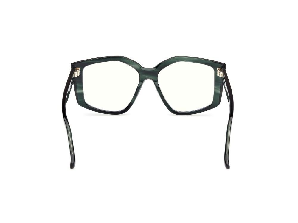 Occhiali da vista MaxMara MM5162-B (098) colore verde scuro striato forma geometrico 