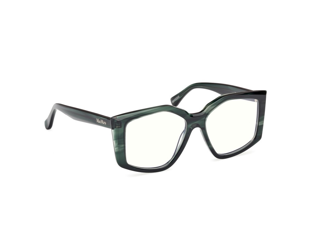 Occhiali da vista MaxMara MM5162-B (098) colore verde scuro striato forma geometrico 