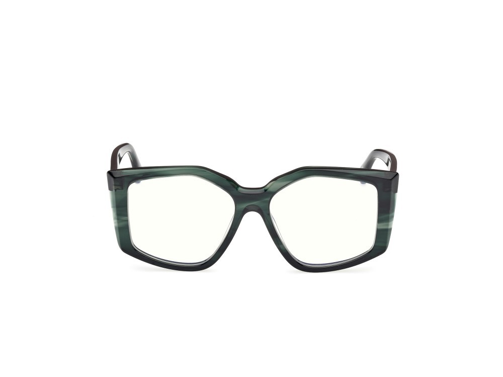 Occhiali da vista MaxMara MM5162-B (098) colore verde scuro striato forma geometrico 
