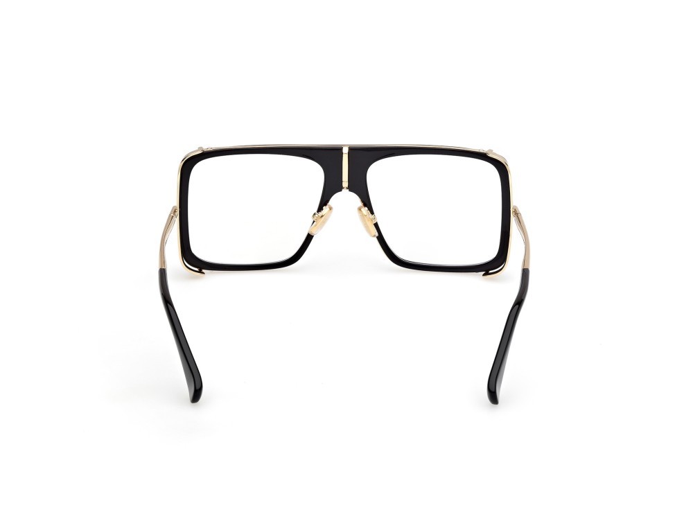 Occhiali da vista MaxMara MM5172-B (001) colore nero lucido - oro pallido lucido forma aviator 