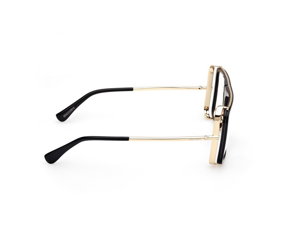 Occhiali da vista MaxMara MM5172-B (001) colore nero lucido - oro pallido lucido forma aviator 