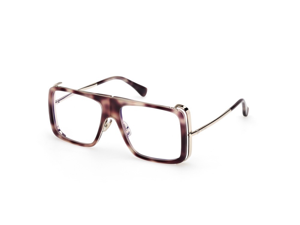 Brillen MaxMara MM5172-B (052) farbe avana scura - oro pallido lucido form aviator 