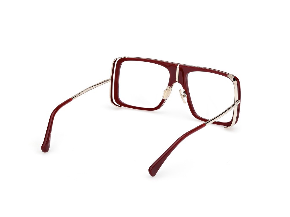 Occhiali da vista MaxMara MM5172-B (069) colore bordeaux lucido - oro pallido lucido forma aviator 