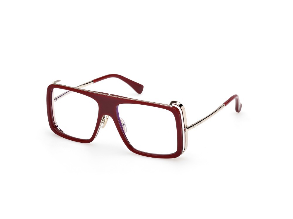 Occhiali da vista MaxMara MM5172-B (069) colore bordeaux lucido - oro pallido lucido forma aviator 