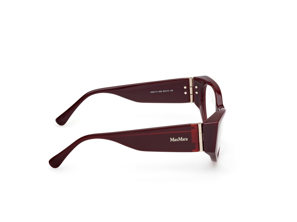 Occhiali da vista MaxMara MM5174 (069) colore bordeaux lucido forma cat eye 