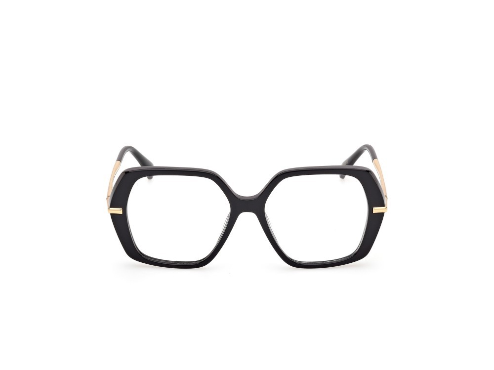 Occhiali da vista MaxMara MM5175 (001) colore nero lucido - oro endura lucido forma geometrico 