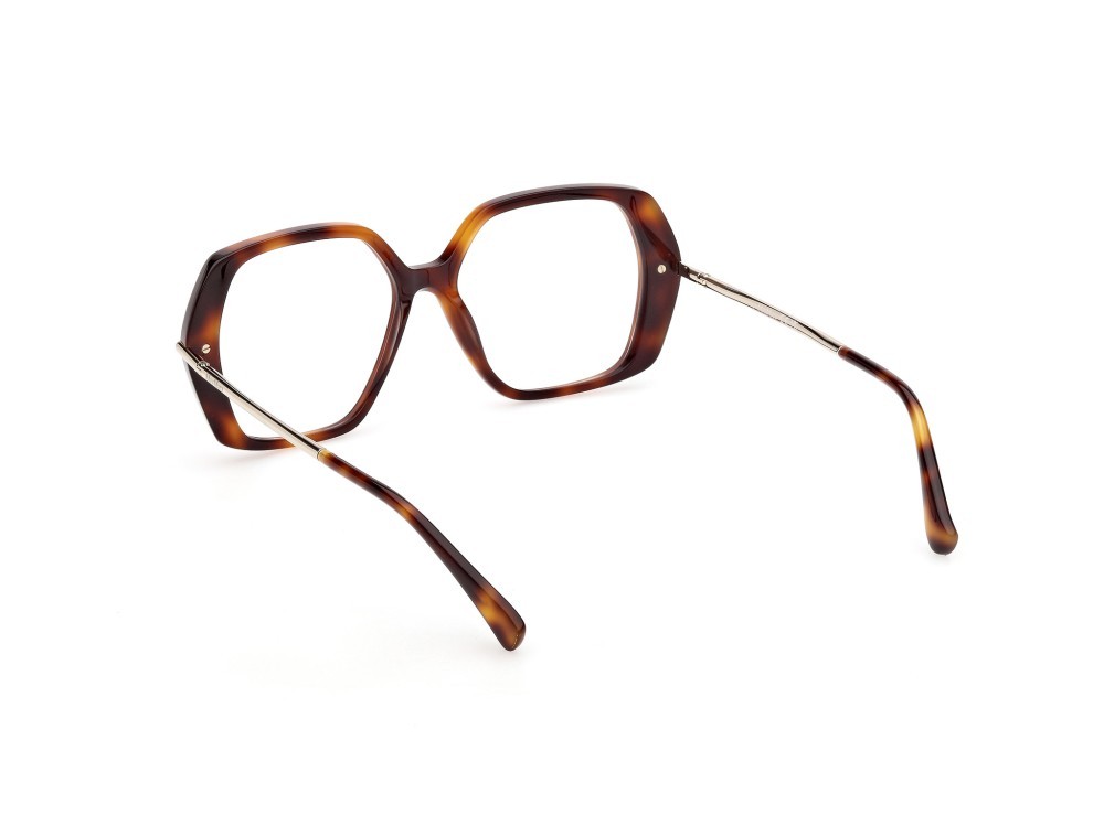 Occhiali da vista MaxMara MM5175 (052) colore avana scura - oro pallido lucido forma geometrico 