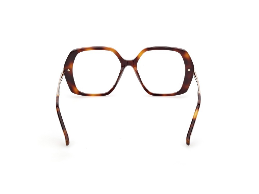 Occhiali da vista MaxMara MM5175 (052) colore avana scura - oro pallido lucido forma geometrico 