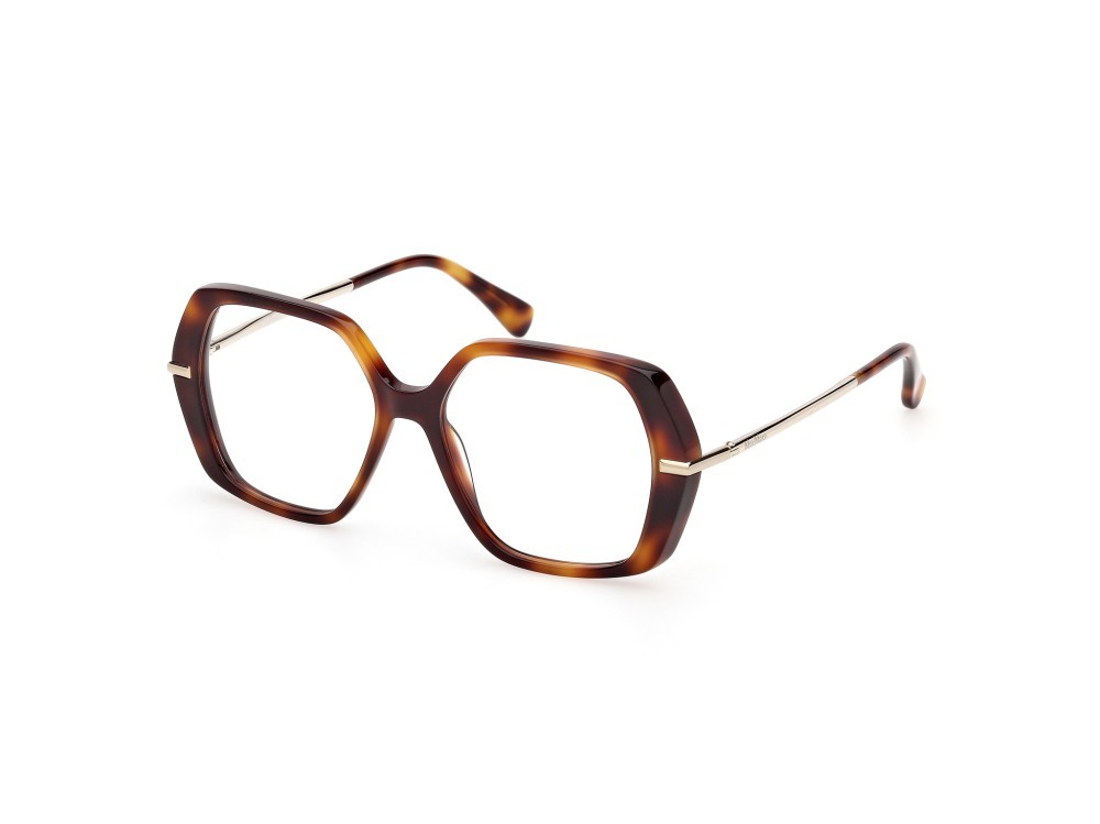 Occhiali da vista MaxMara MM5175 (052) colore avana scura - oro pallido lucido forma geometrico 
