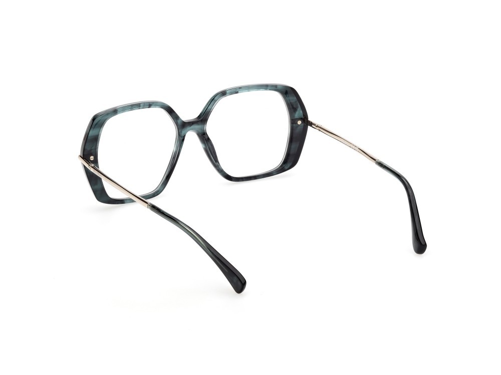Occhiali da vista MaxMara MM5175 (098) colore corno verde - oro pallido lucido forma geometrico 
