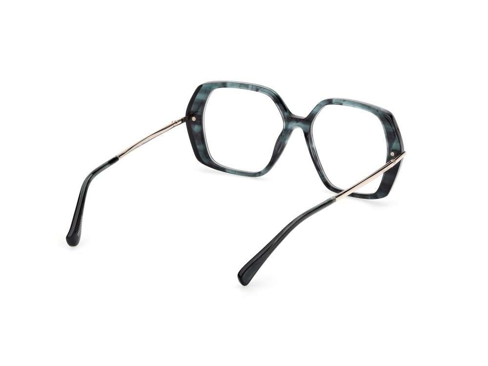 Occhiali da vista MaxMara MM5175 (098) colore corno verde - oro pallido lucido forma geometrico 