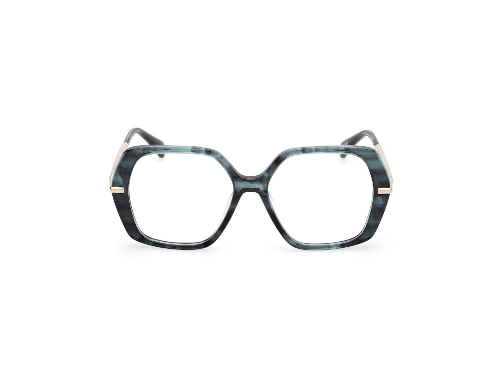 Occhiali da vista MaxMara MM5175 (098) colore corno verde - oro pallido lucido forma geometrico 