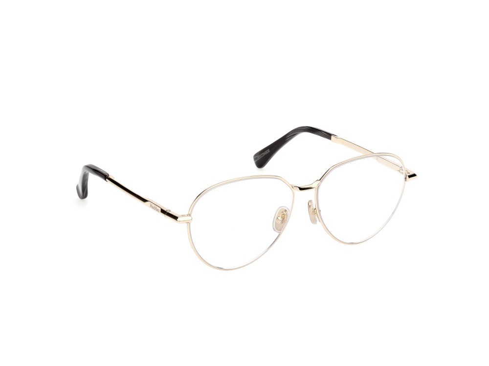 Occhiali da vista MaxMara MM5178 (032) colore oro pallido lucido forma aviator 