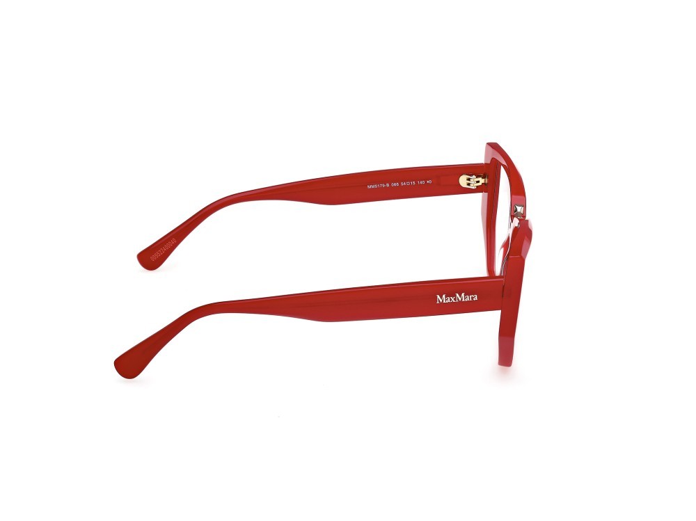 Occhiali da vista MaxMara MM5179-B (066) colore rosso chiaro lucido forma geometrico 