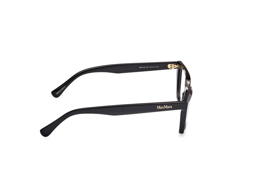Occhiali da vista MaxMara MM5180 (001) colore nero lucido forma rettangolare 