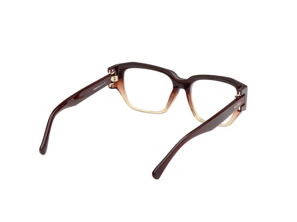 Occhiali da vista MaxMara MM5182 (050) colore marrone chiaro sfumato - marrone scuro lucido forma cat eye 