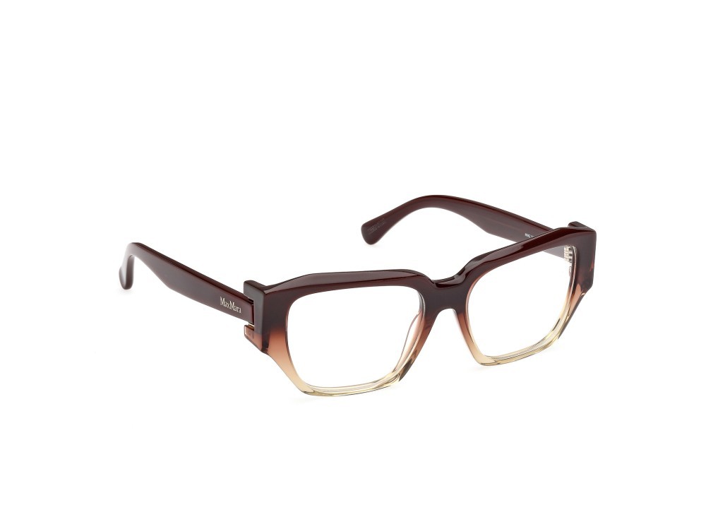 Occhiali da vista MaxMara MM5182 (050) colore marrone chiaro sfumato - marrone scuro lucido forma cat eye 