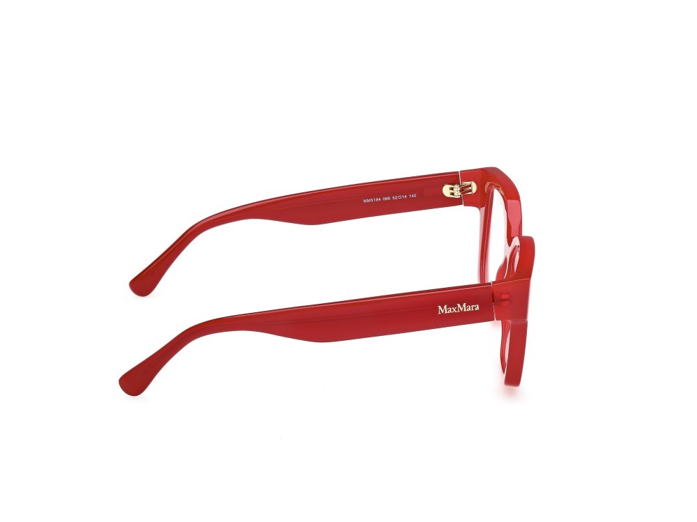 Occhiali da vista MaxMara MM5184 (066) colore rosso chiaro lucido  forma geometrico 