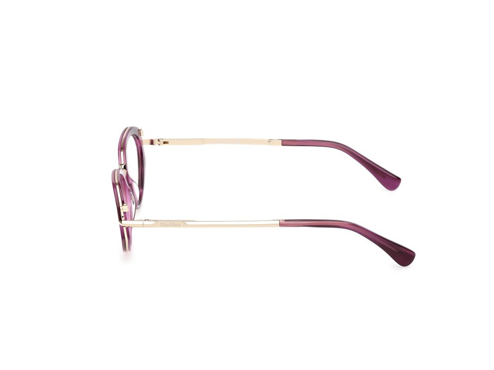 Occhiali da vista MaxMara MM5185 (083) colore viola/striato - oro pallido lucido forma cat eye 