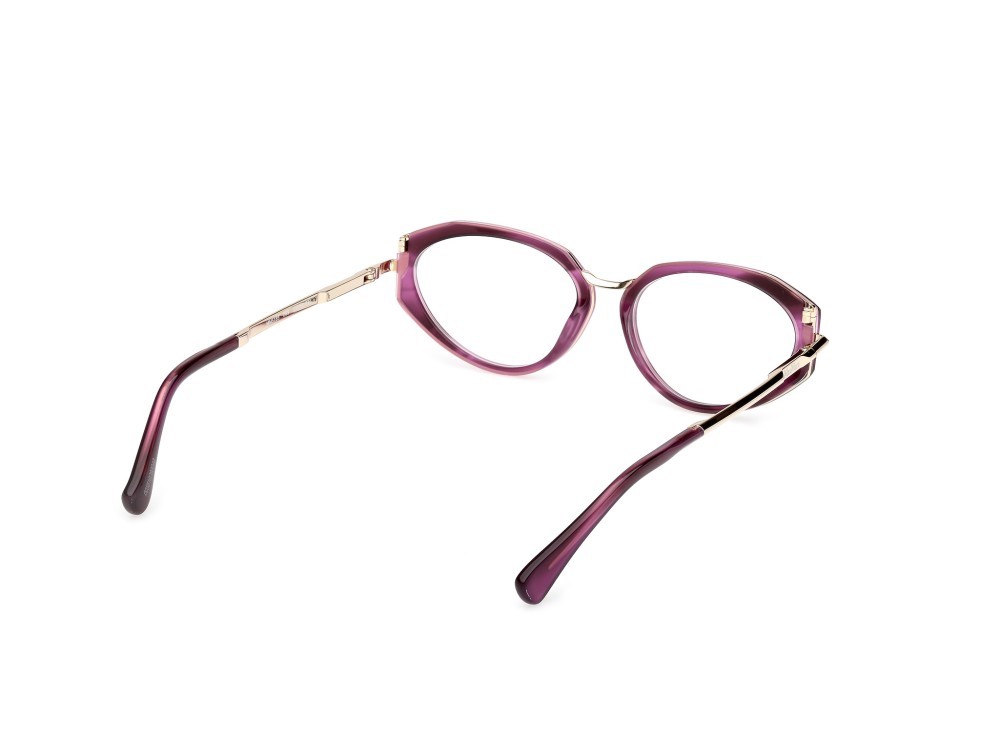 Occhiali da vista MaxMara MM5185 (083) colore viola/striato - oro pallido lucido forma cat eye 