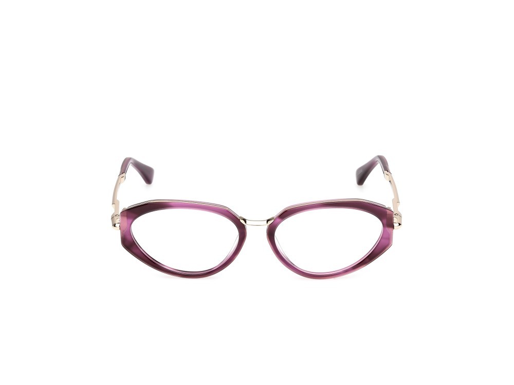 Occhiali da vista MaxMara MM5185 (083) colore viola/striato - oro pallido lucido forma cat eye 
