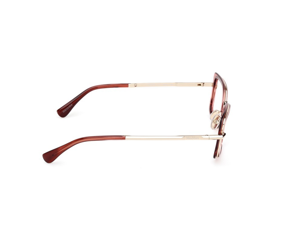Brillen MaxMara MM5186 (071) farbe bordeaux/striato - oro pallido lucido form rechteckig 