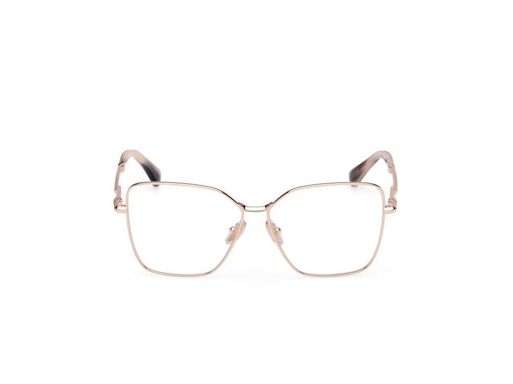 Occhiali da vista MaxMara MM5187 (028) colore oro rosé lucido forma quadrato 
