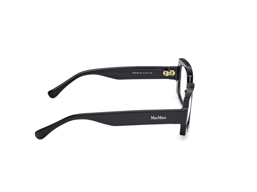 Occhiali da vista MaxMara MM5189 (001) colore nero lucido forma rettangolare 