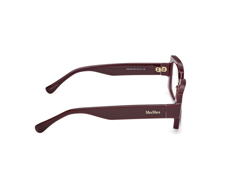 Occhiali da vista MaxMara MM5189 (069) colore bordeaux lucido forma rettangolare 