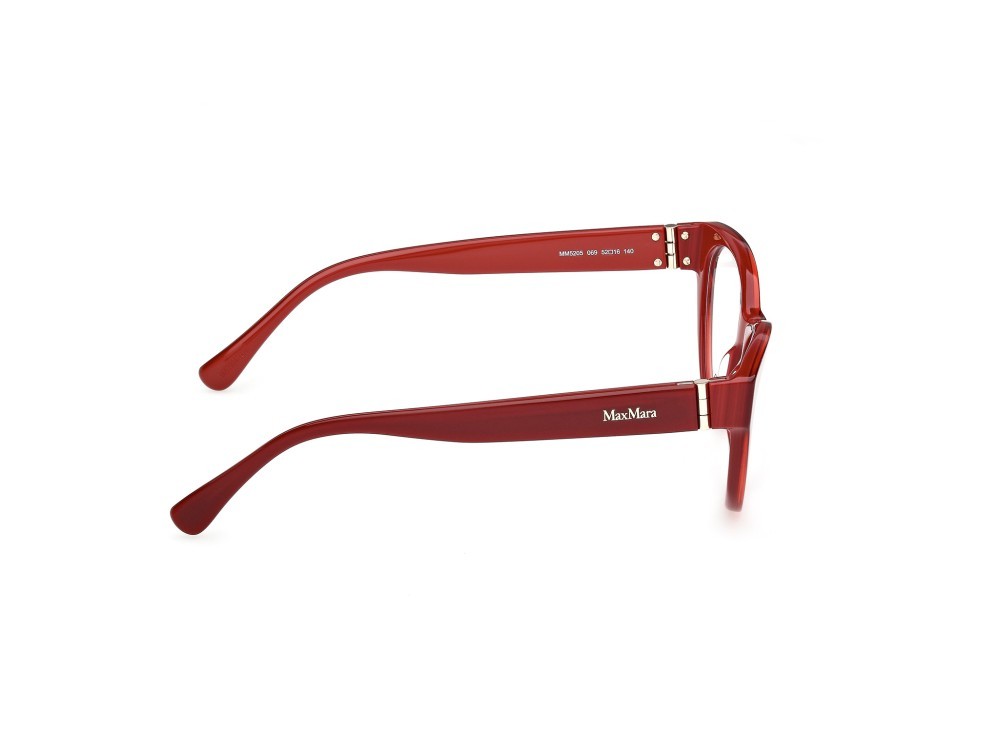 Occhiali da vista MaxMara MM5205 (069) colore bordeaux lucido forma rotondo 