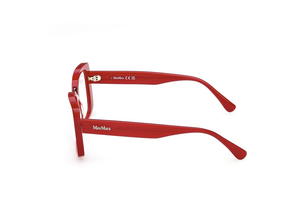 Occhiali da vista MaxMara MM5208 (066) colore rosso chiaro lucido forma farfalla 