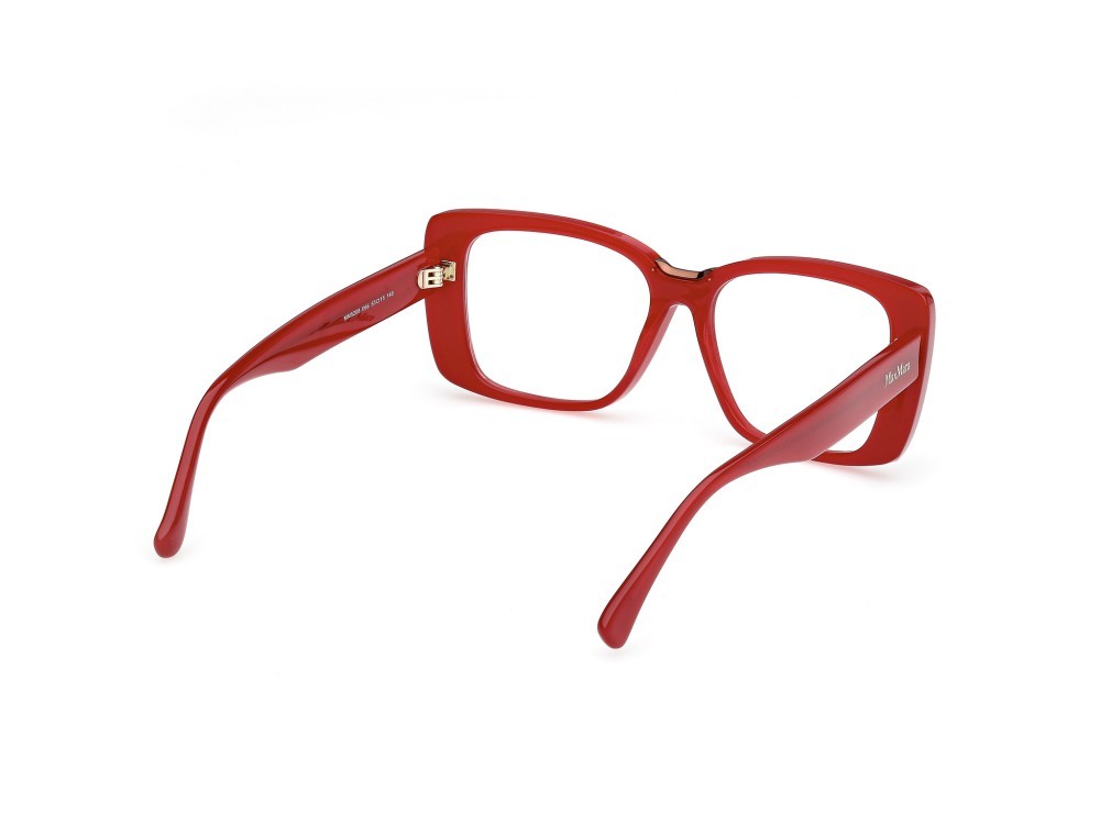 Occhiali da vista MaxMara MM5208 (066) colore rosso chiaro lucido forma farfalla 